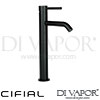 Cifial 32401MI.U Mini Round Chrome Black Tall Mono Basin Mixer Tap Spare Part